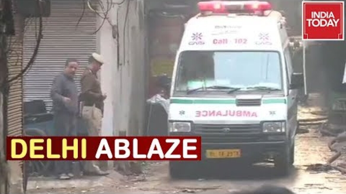 Massive Fire In Delhi's Anaj Mandi: 35 People Killed, 56 People Injured