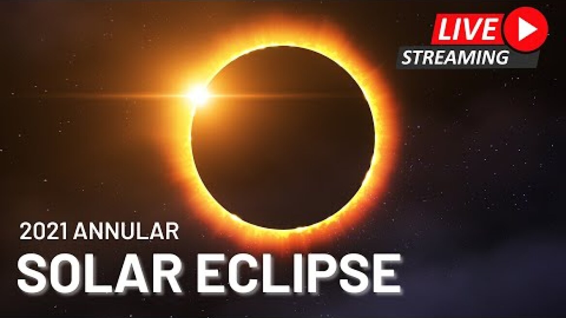 🔴 LIVE: Annular Solar Eclipse (June 10, 2021) | Ring of Fire Livestream | 日食