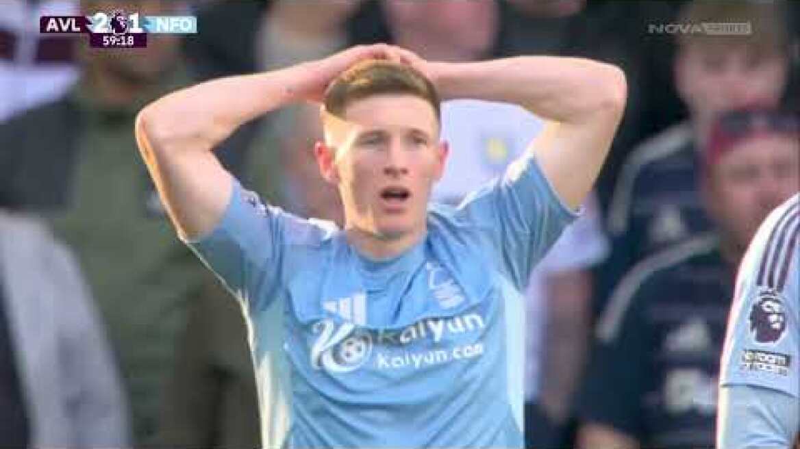 Άστον Βίλα-Νότιγχαμ Φόρεστ: 2-1 (MD 31, 05/04/2025)