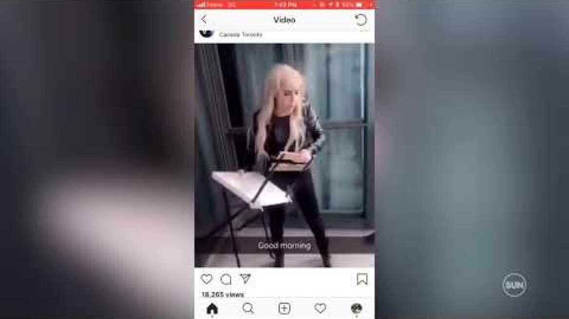 CAUGHT ON CAMERA: Woman throws chair from balcony onto the Gardiner Expressway