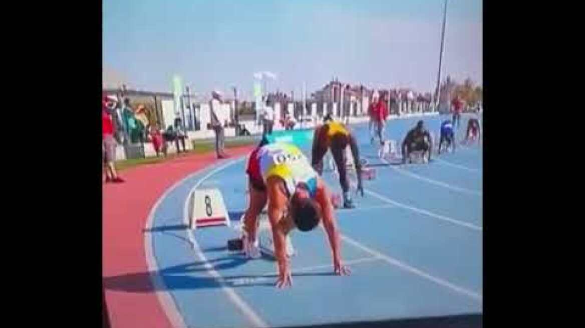 Konya'da düzenlenen 5. İslami Dayanışma Oyunları'nda haç işareti yapan (istavroz çıkaran) sporcu