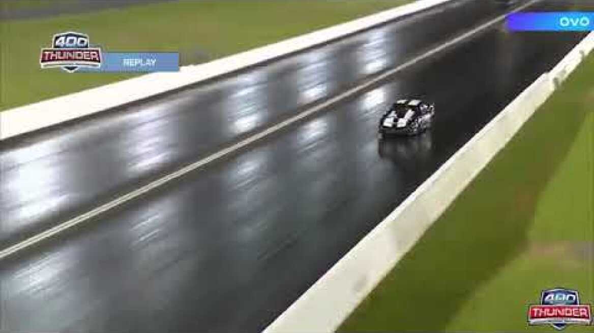 Sam Fenech Drag Racing small crash no parachute