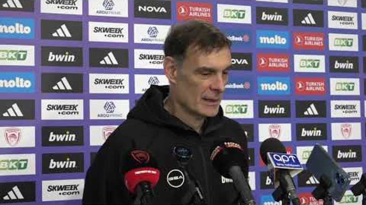 Οι δηλώσεις των Μπαρτζώκα - Λαρεντζάκη για τον αγώνα με την Μακάμπι (18/01/24)