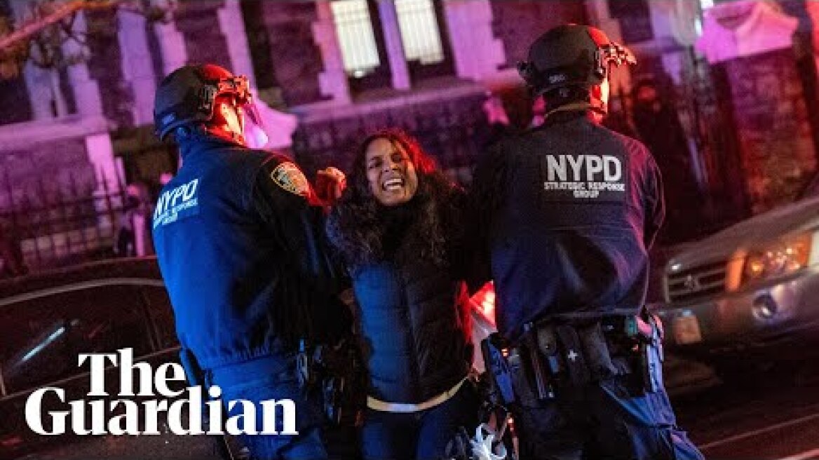 Police arrest hundreds of Gaza protesters at New York universities