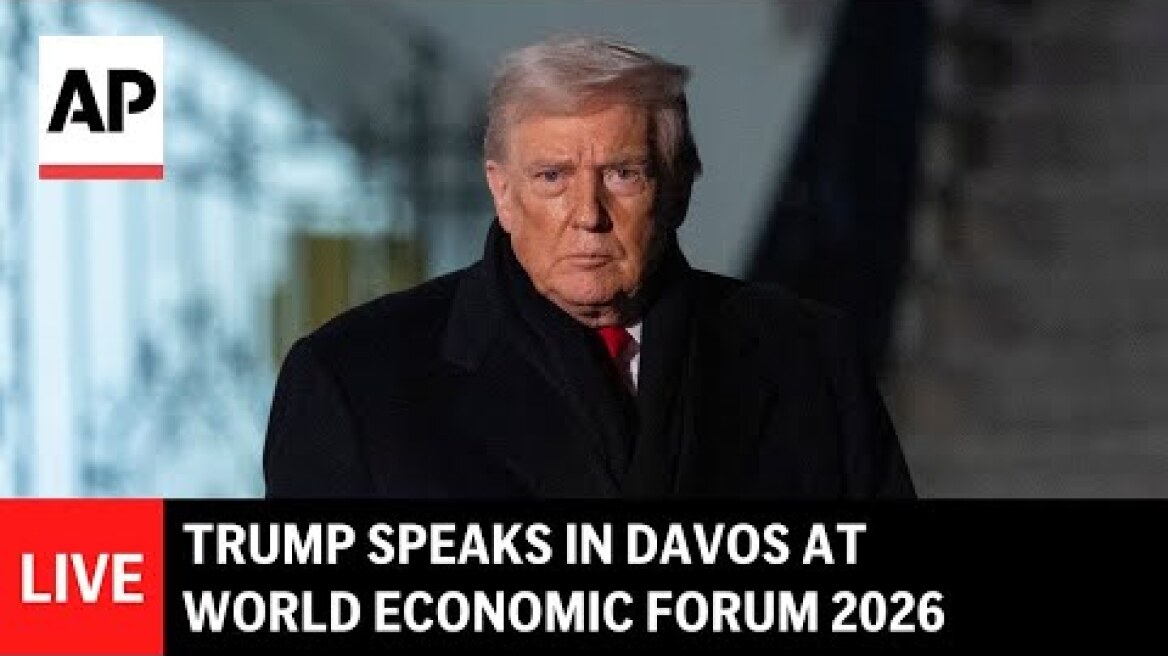 LIVE: Trump’s speech at WEF 2026 in Davos