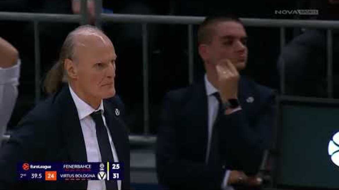 Φενέρμπαχτσε - Βίρτους Μπολόνια: 66-64 (MD 13, 25/11/25)