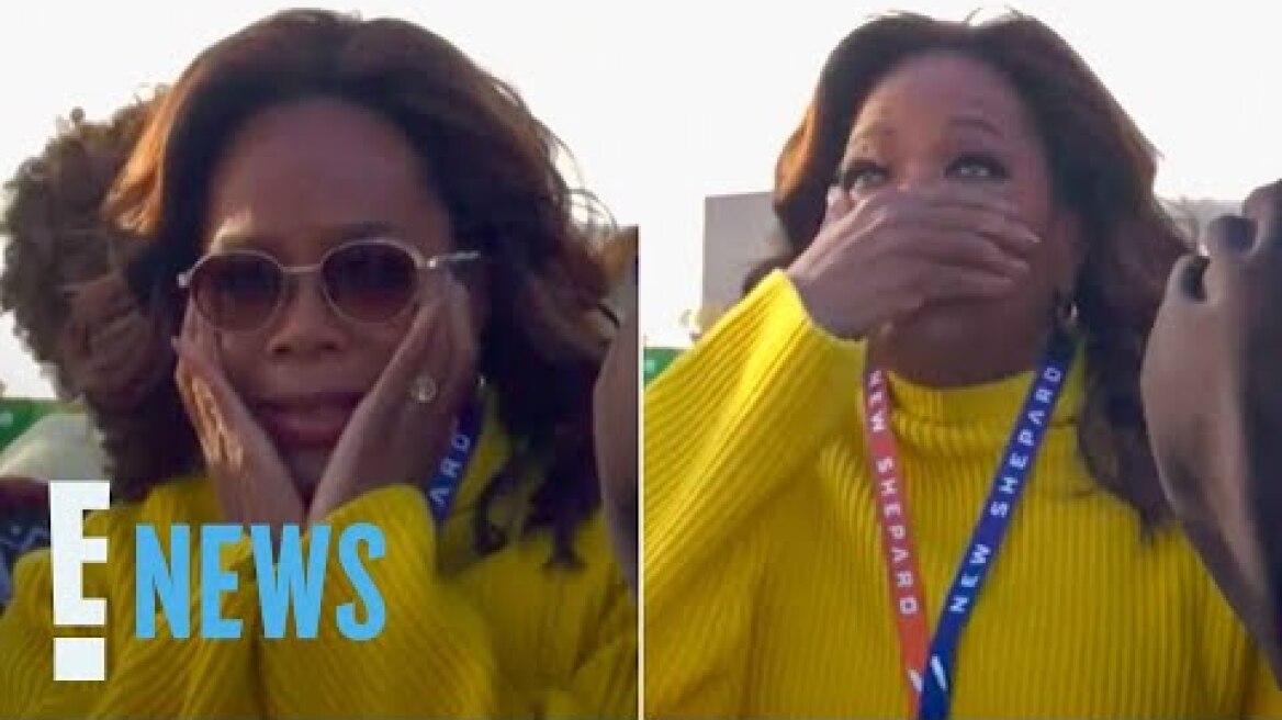 See Oprah Winfrey Get Emotional Over Gayle King's Blue Origin Flight | E! News