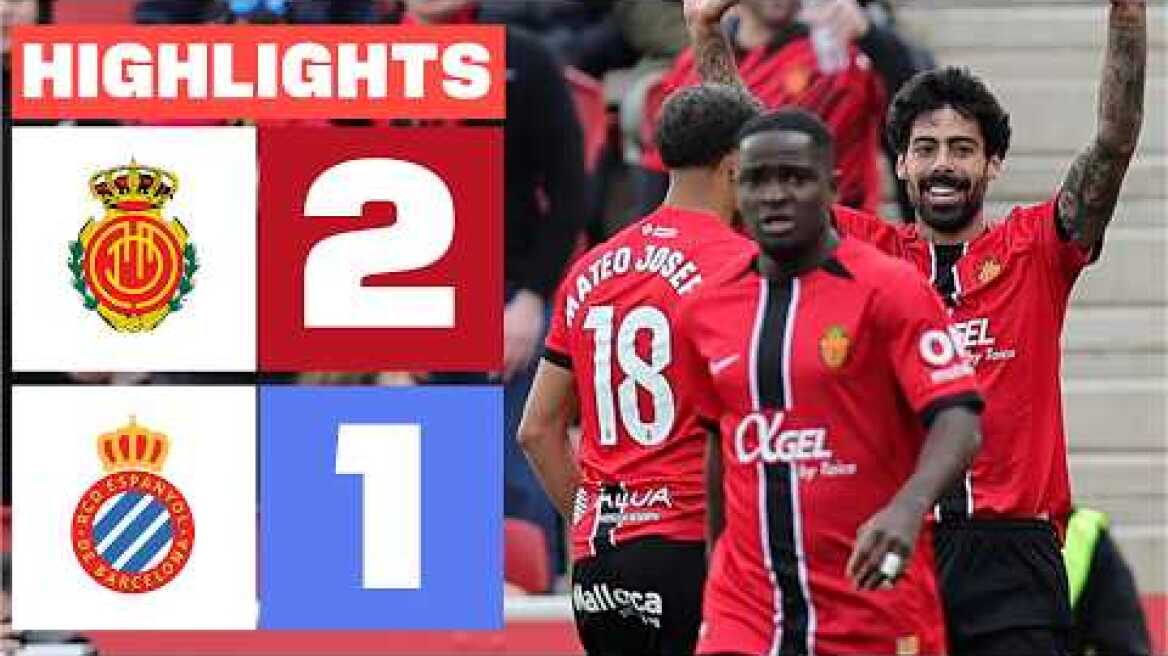 RCD MALLORCA 2 -  1 RCD ESPANYOL | RESUMEN LALIGA EA SPORTS