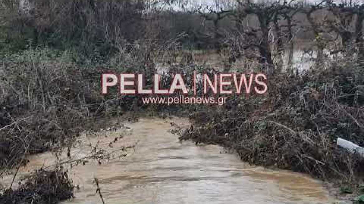 Μεγάλες καταστροφές σε περιοχές του Δήμου Σκύδρας-αγωνία για τις επόμενες ώρες