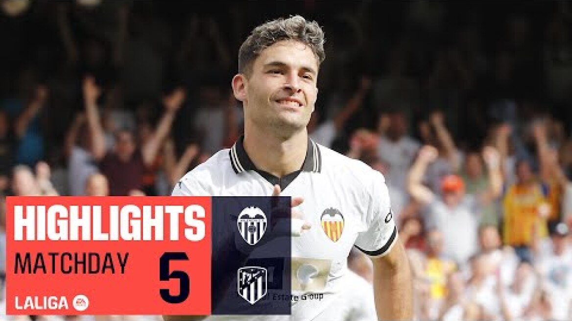 Resumen de Valencia CF vs Atlético de Madrid (3-0)