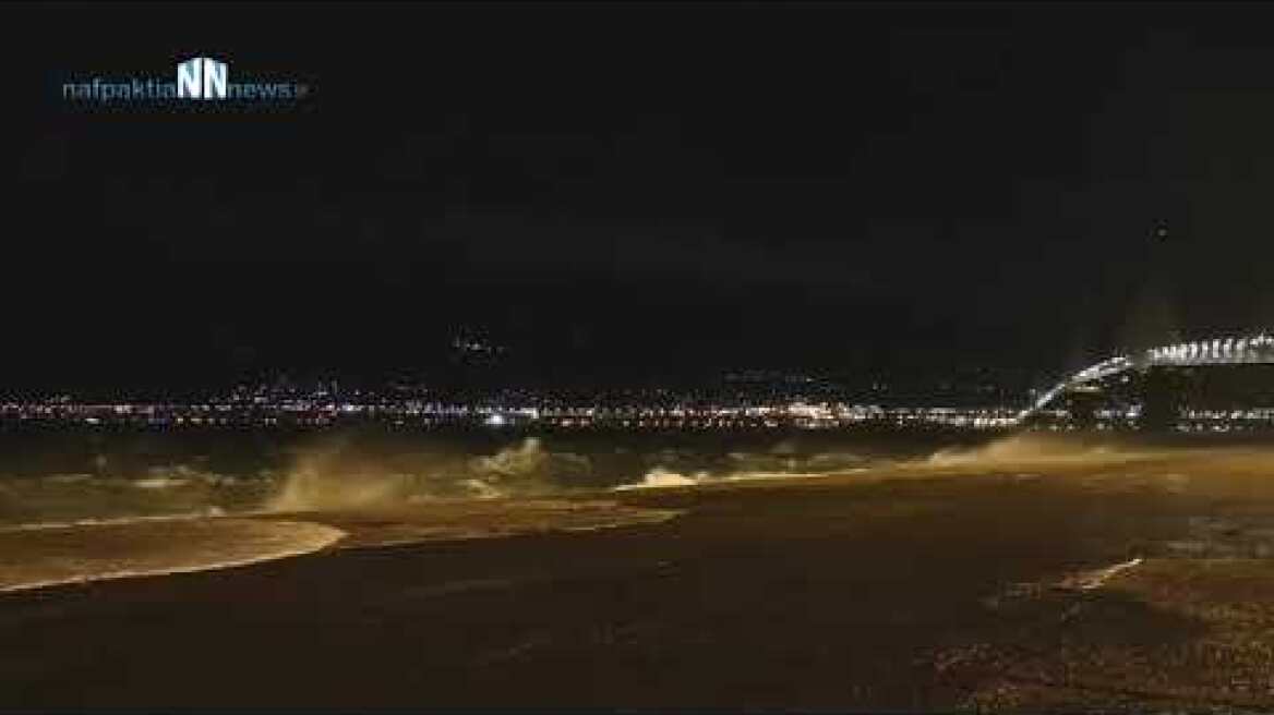 Πορθμειακή γραμμή Ρίου Αντιρρίου - πλάνα από το Αντίρριο