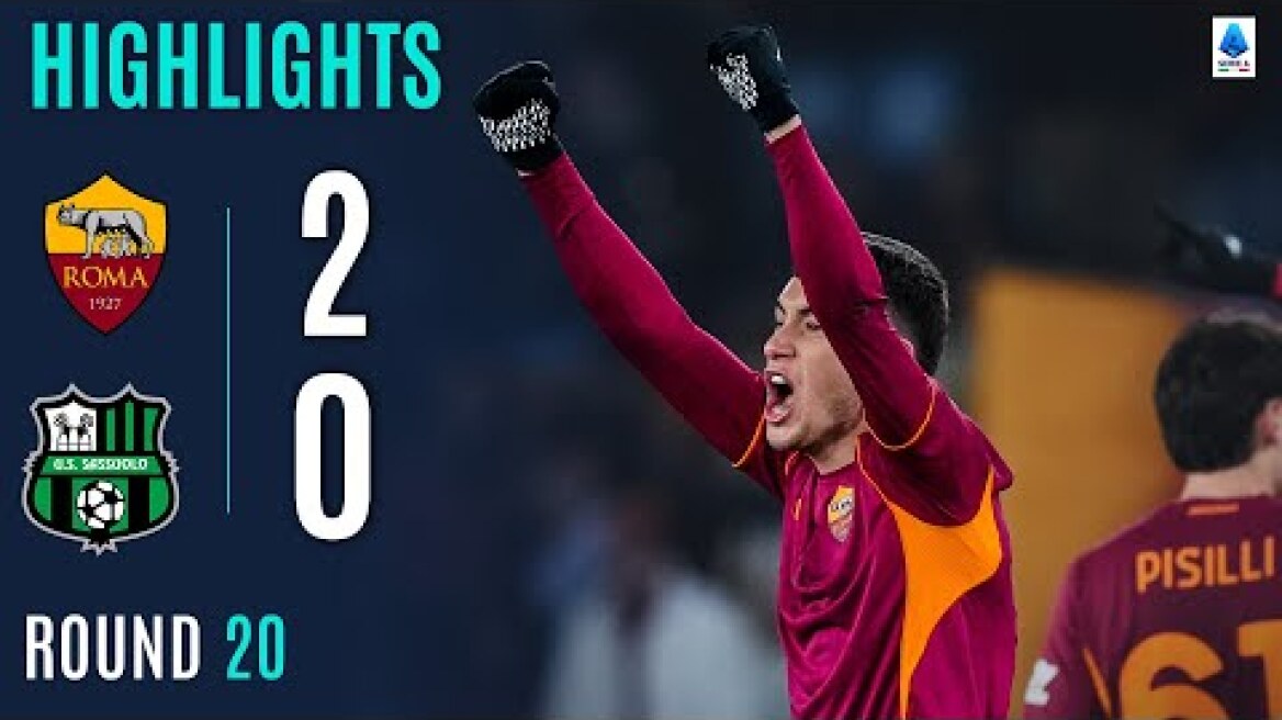 ROMA-SASSUOLO 2-0 | HIGHLIGHTS | Koné and Soulé Strike Two in Three Minutes   | SERIE A 2025/26