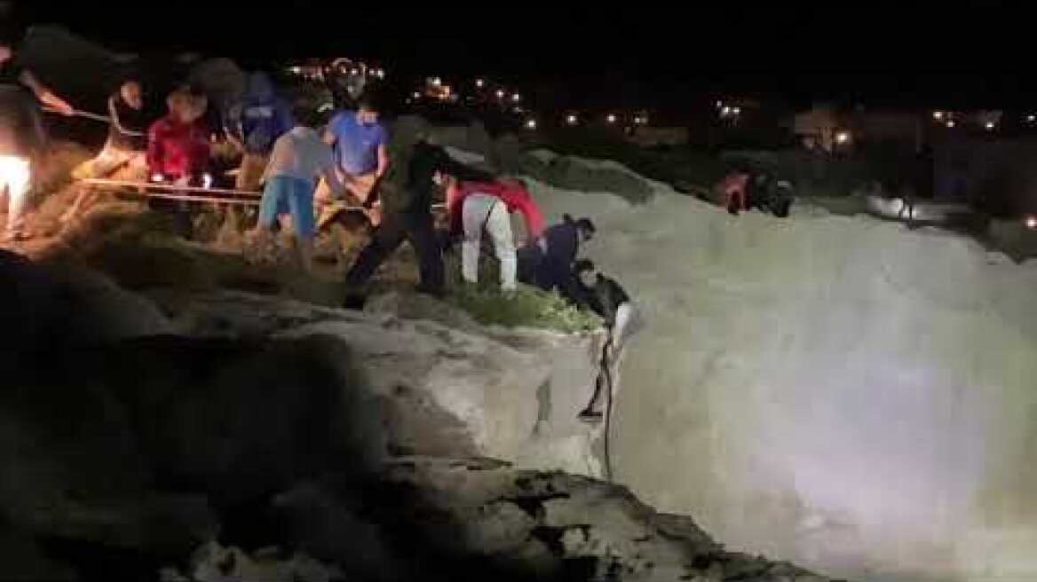 Διάσωση μεταναστών στα Κύθηρα