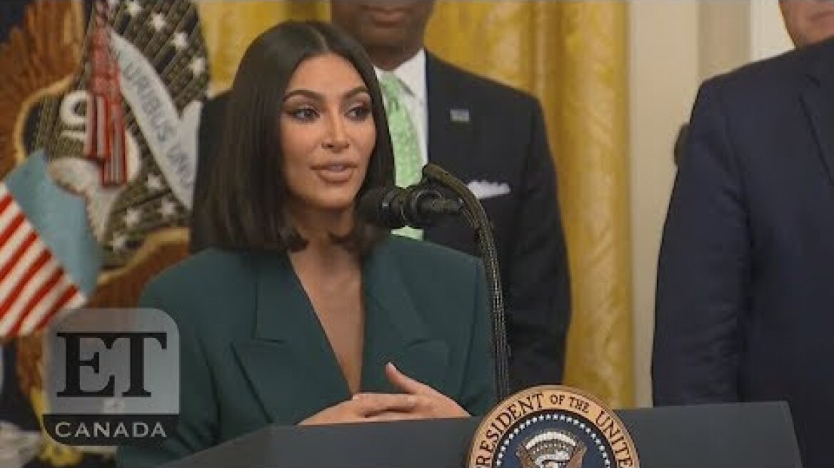 Kim Kardashian Talks Prison Reform At The White House | FULL SPEECH