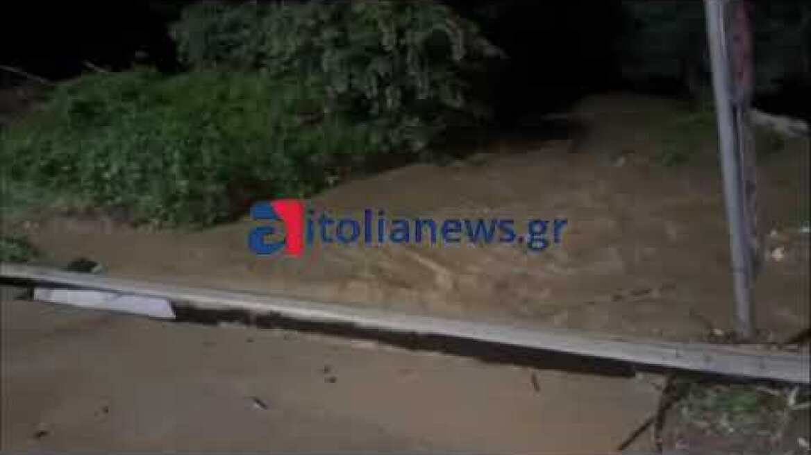 Έντονα καιρικά φαινόμενα “χτυπούν” το Χαλίκι Αιτωλικό