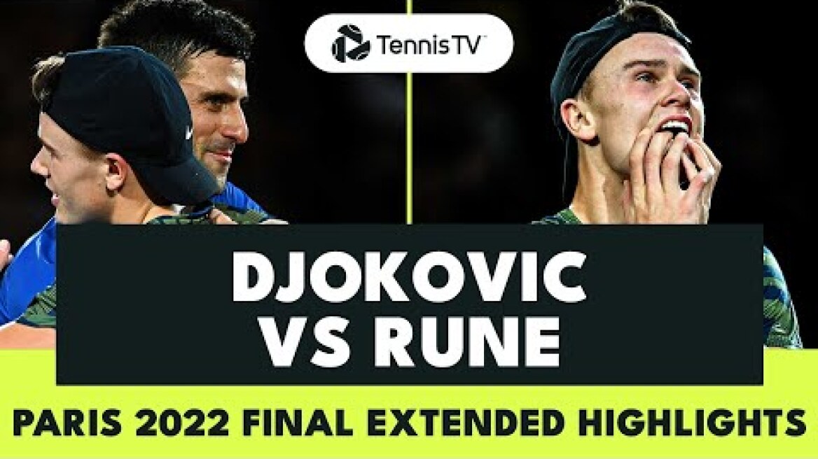 Novak Djokovic vs Holger Rune EPIC Title Decider | Paris 2022 Final Extended Highlights