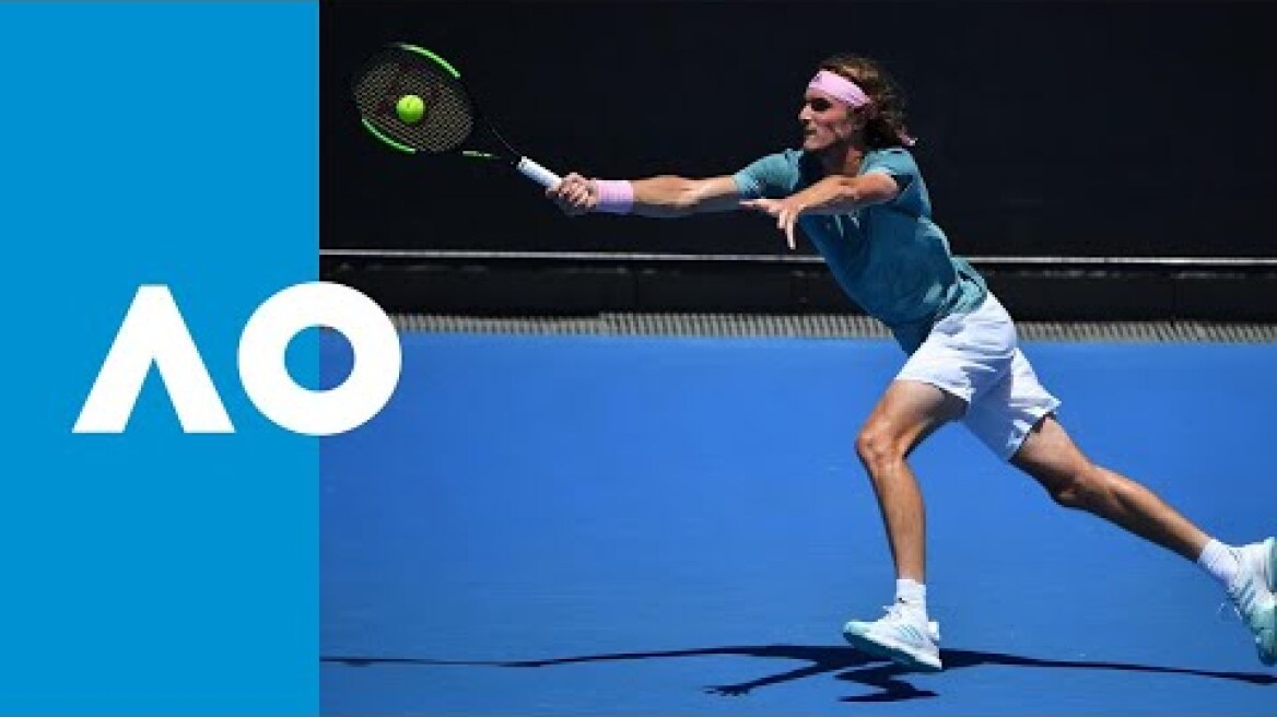 Stefanos Tsitsipas v Matteo Berrettini match highlights (1R) | Australian Open 2019