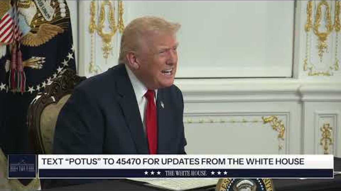 President Trump Participates in a Call with Service Members