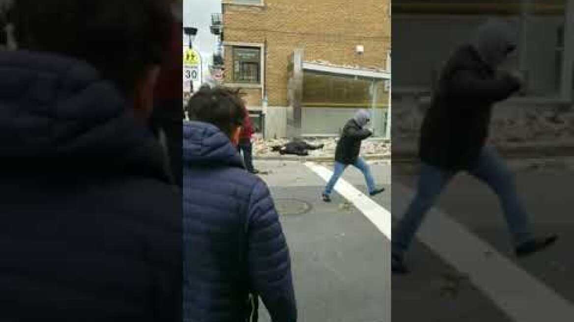Quebec storm: High winds dislodge bricks, injure man in Parc-Extension