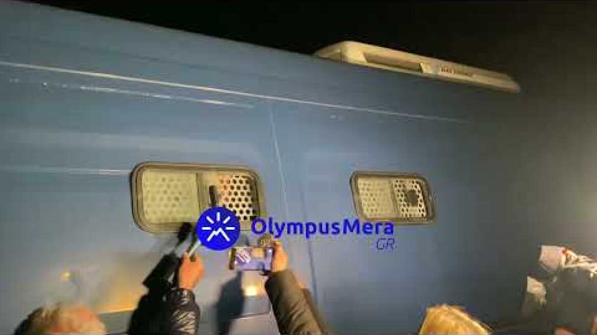 Αποχώρηση συλληφθέντων από το Δικαστικό Μέγαρο Κατερίνης