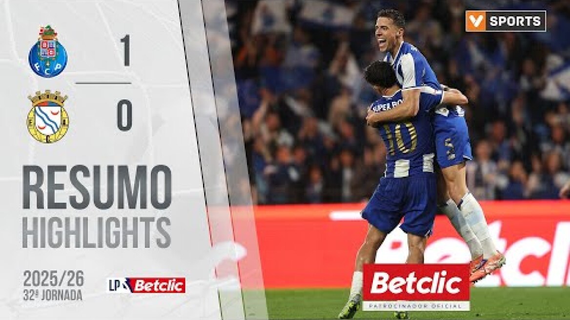 Resumo: FC Porto 1-0 Alverca (Liga 25/26 #32)