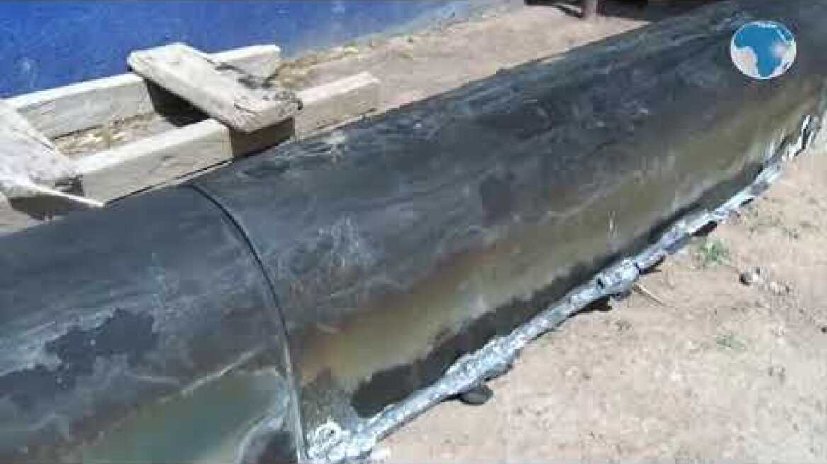 Ivory Coast villagers in shock after they find a debris that fell from the sky