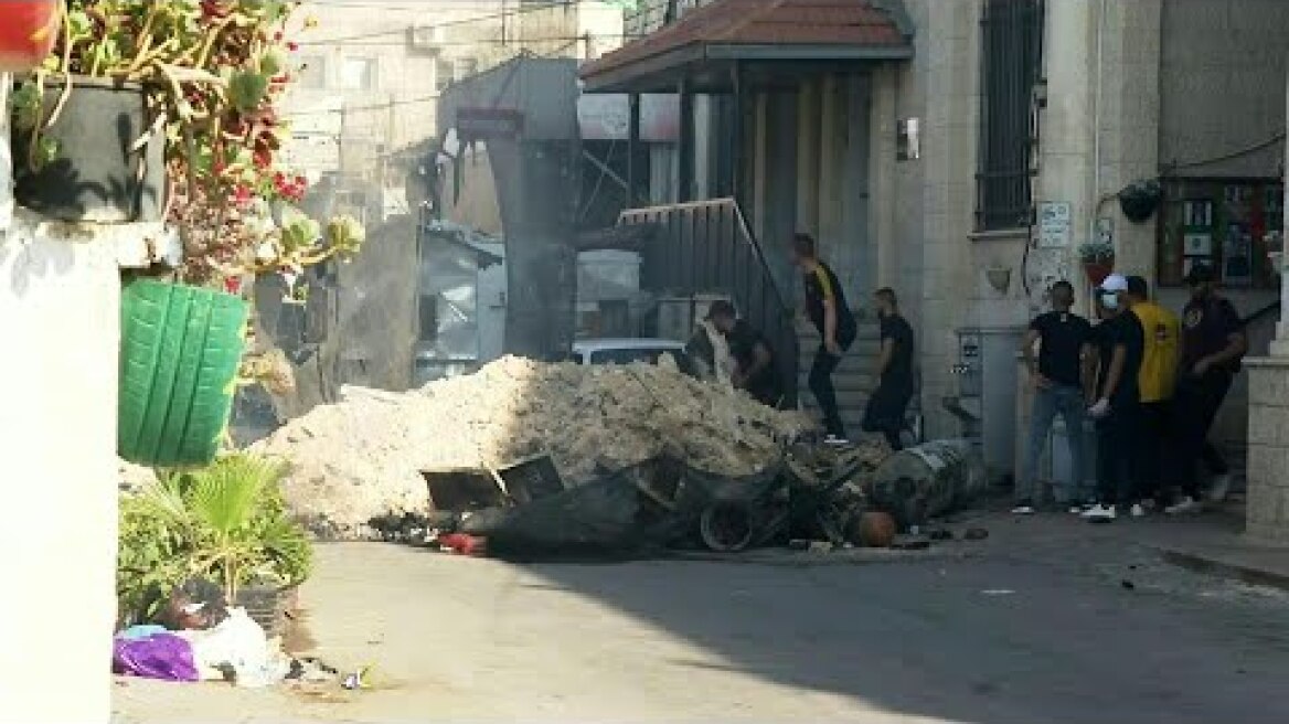 Palestinians throw stones as Israeli army strikes targets in Jenin | AFP