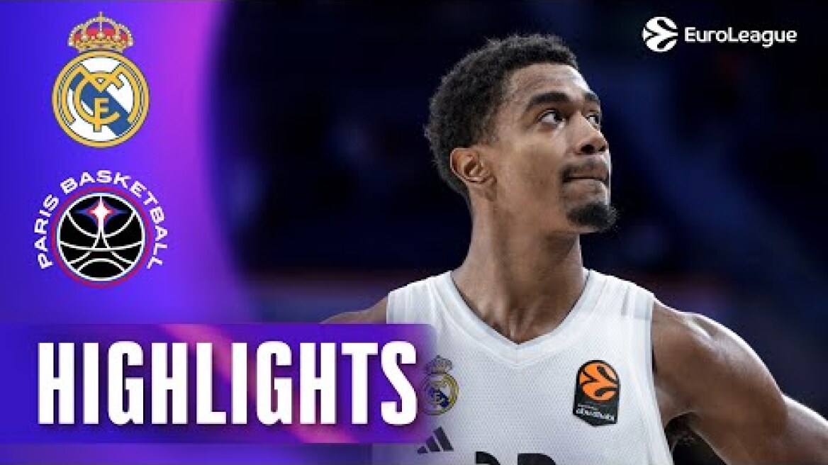 MILLIONTH pts scored by Maledon | Real Madrid - Paris Basketball  | R17 BASKETBALL HIGHLIGHTS 2025