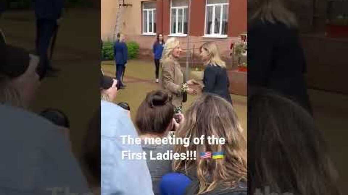 First Lady Jill Biden meets Ukrainian First Lady in Surprise Mother’s Day Trip to Ukraine