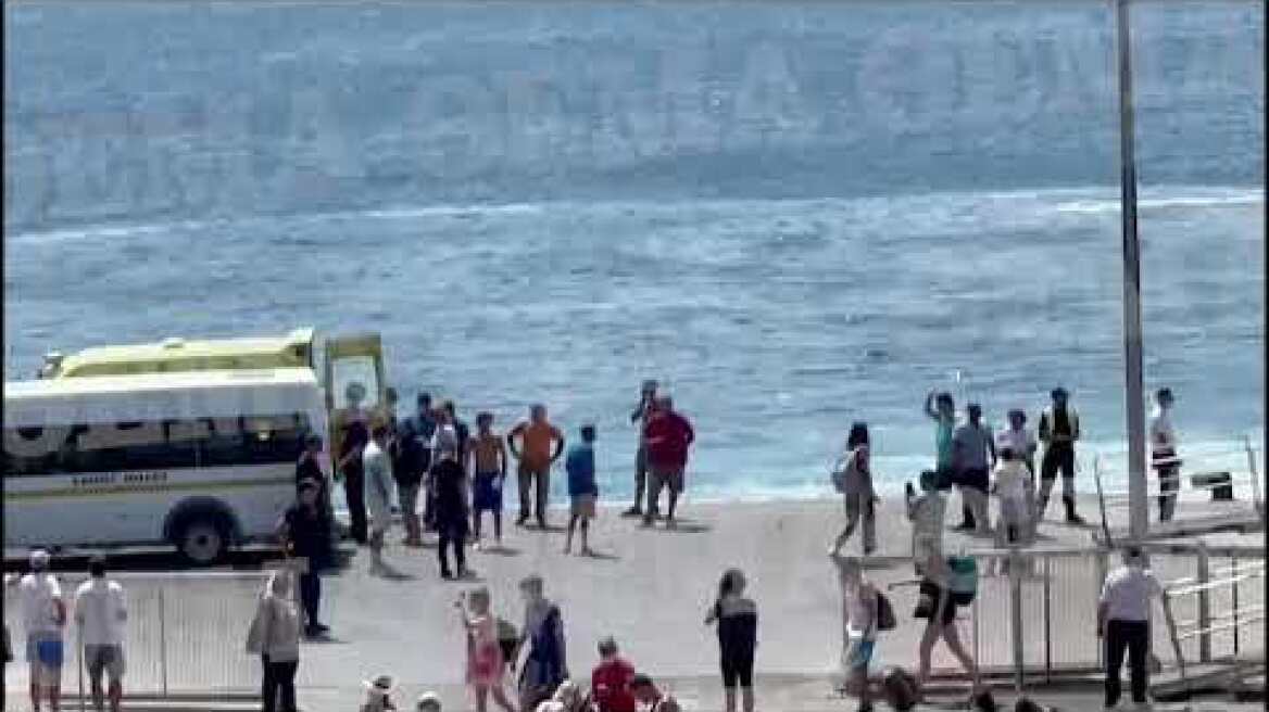 Πλάνα άφιξης SeaJet