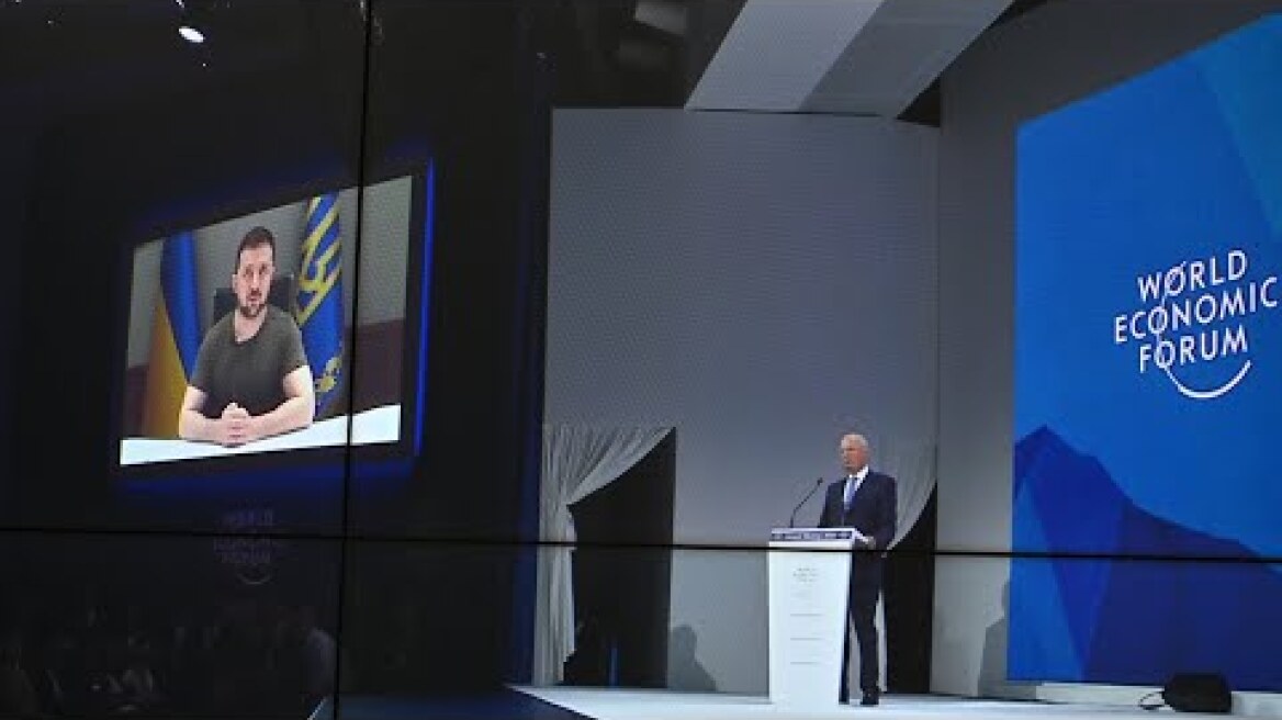 Виступ Президента України Володимира Зеленського на Всесвітньому економічному форумі в Давосі