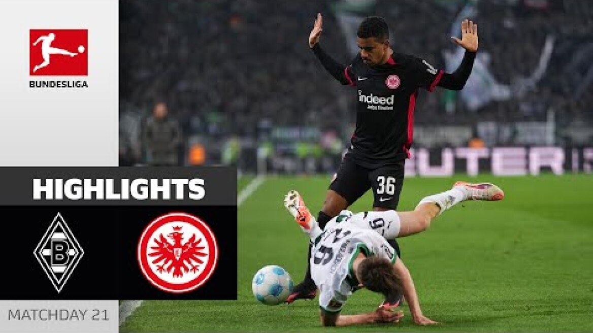 Another Frankfurt Draw! | Borussia M'gladbach - Eintracht Frankfurt 1-1 | HL | MD 21 – Bundesliga