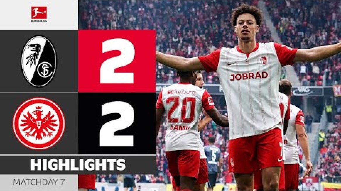 Free Kick Saves A Point! | SC FREIBURG - EINTRACHT FRANKFURT | Highlights | MD 7 – Bundesliga 25/26