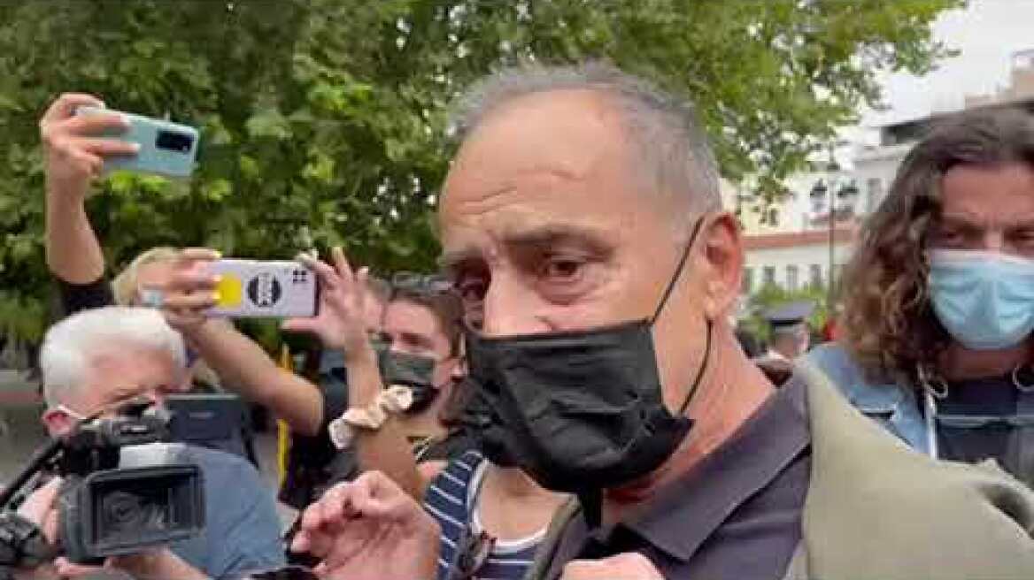 Κηδεία Μίκης Θεοδωράκης - δήλωση εκπροσώπου του συλλόγου της Ζάτουνας