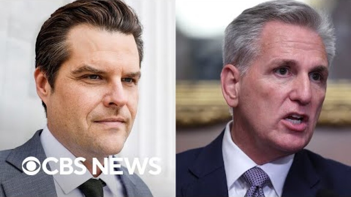 Matt Gaetz files motion to oust Kevin McCarthy as House speaker