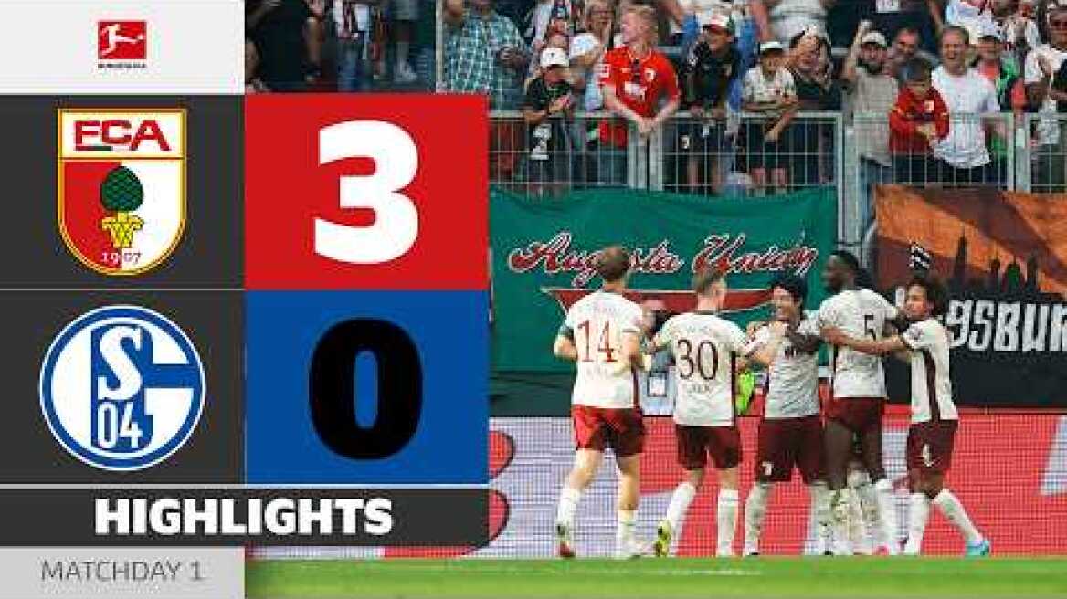 Great Start! | FC AUGSBURG - SCHALKE 04 | Highlights | Matchday 1 – Bundesliga 2026/27