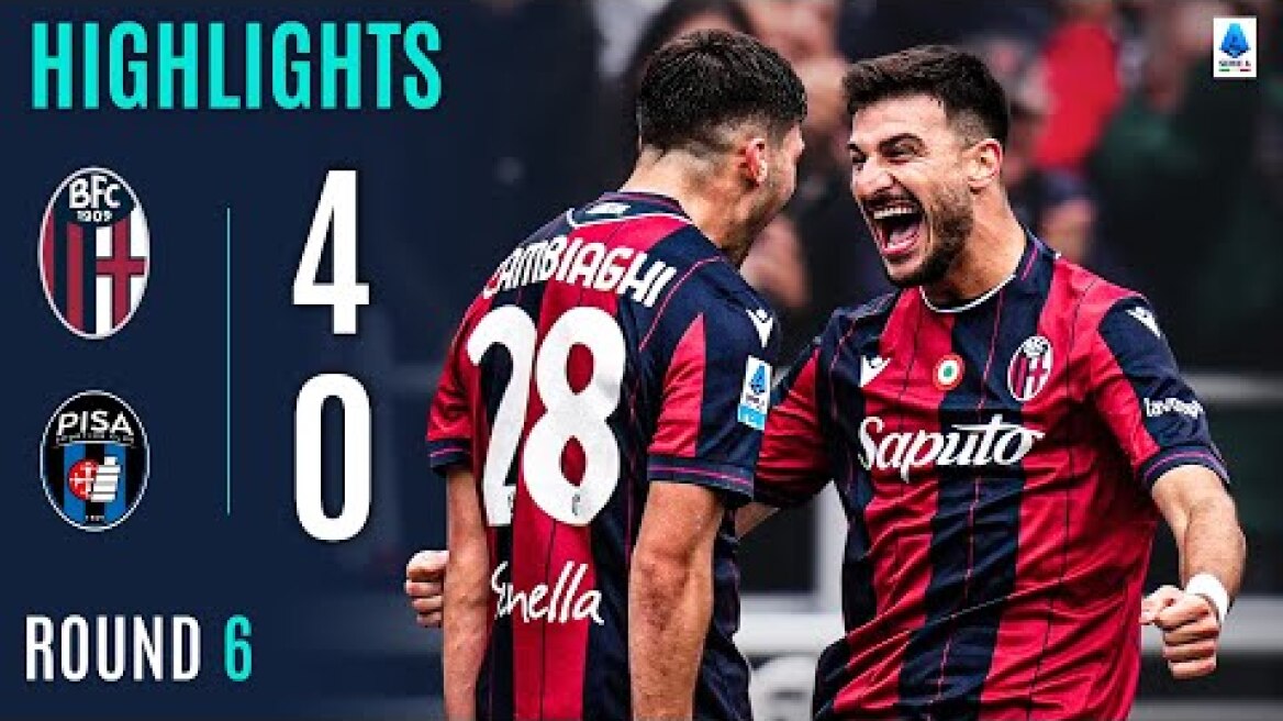 BOLOGNA-PISA 4-0 | HIGHLIGHTS | Bologna Dismantle Pisa | Serie A 2025/26