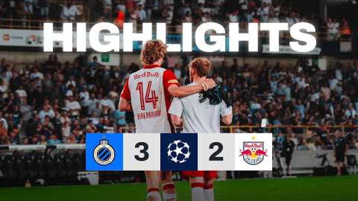 Club Brugge 3:2 Salzburg | Highlights | Champions League-Quali Rückspiel