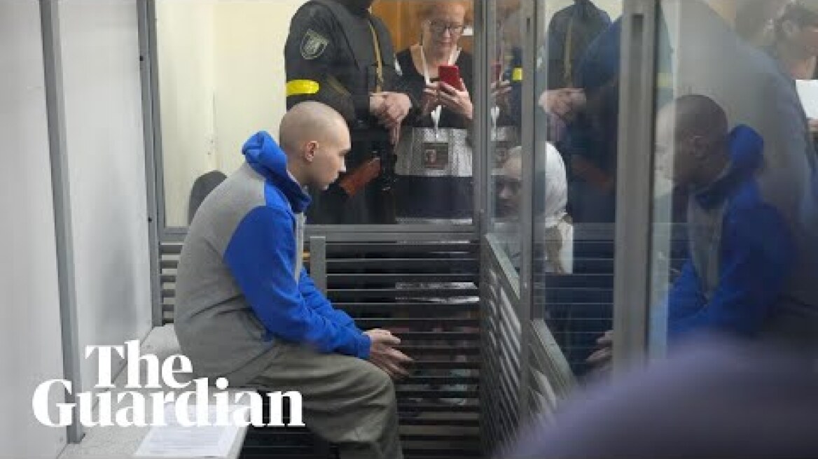 First Russian soldier to go on trial in Ukraine for war crimes arrives in court