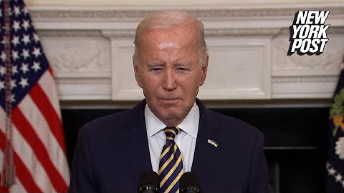 Alarming footage appears to show Biden forgetting Hamas’ name when asked about hostages held in Gaza