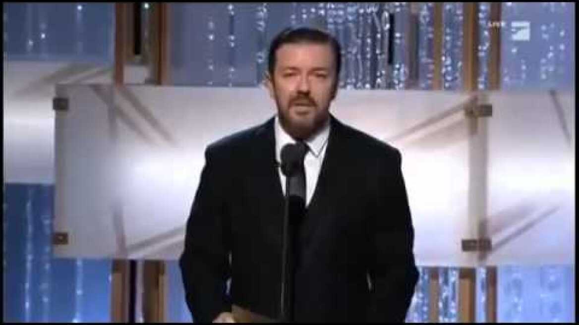 Ricky Gervais at the 2011 Golden Globes