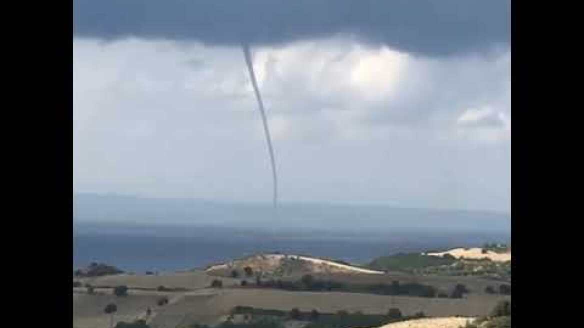 HALKIDIKINEWS - Υδροστρόβιλος στη Χαλκιδική 17-8-19