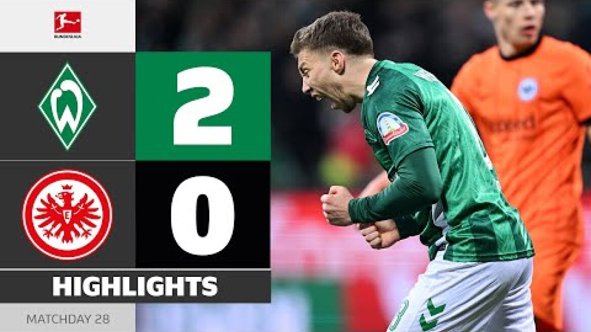WERDER BREMEN - EINTRACHT FRANKFURT | Highlights | Matchday 28 – Bundesliga 2024/25