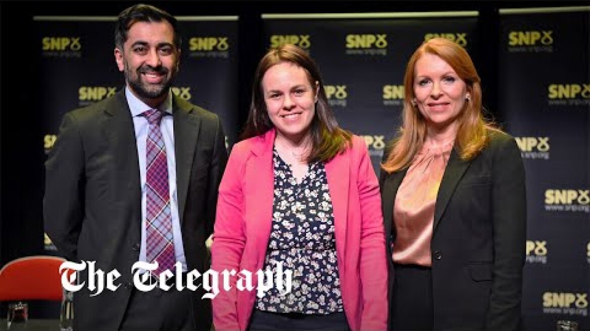 Watch: Humza Yousaf announced as new SNP leader