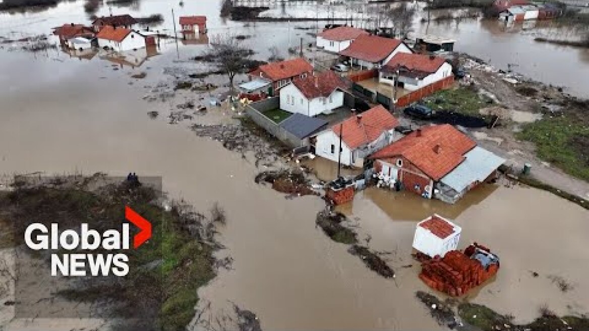 "It’s a disaster": Kosovo battles floods, blackouts as heavy rains lash country