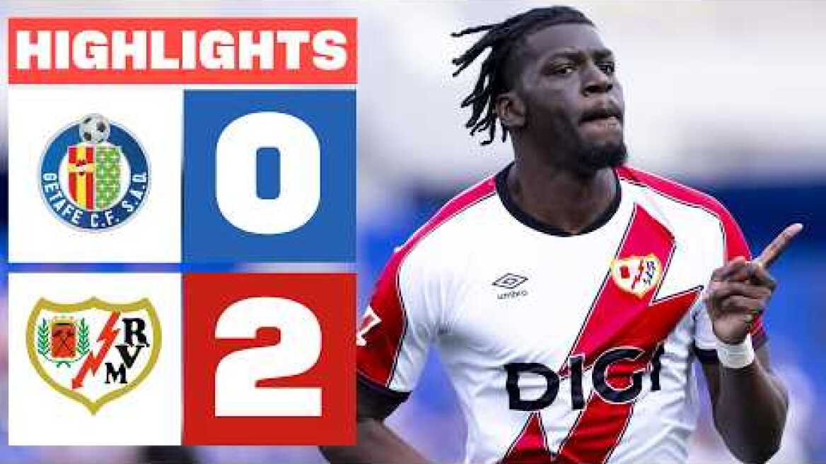 GETAFE CF 0 - 2 RAYO VALLECANO | RESUMEN LALIGA EA SPORTS