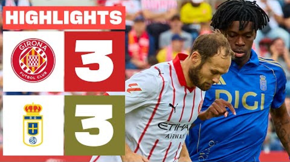 GIRONA FC 3 - 3 REAL OVIEDO | RESUMEN LALIGA EA SPORTS
