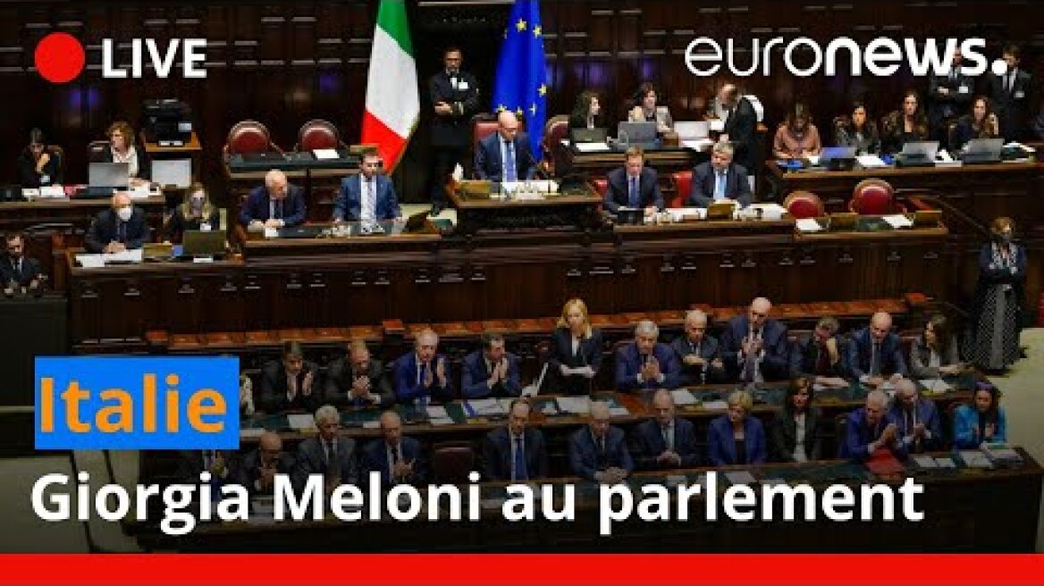 [Direct] Italie : Giorgia Meloni présente son programme au parlement