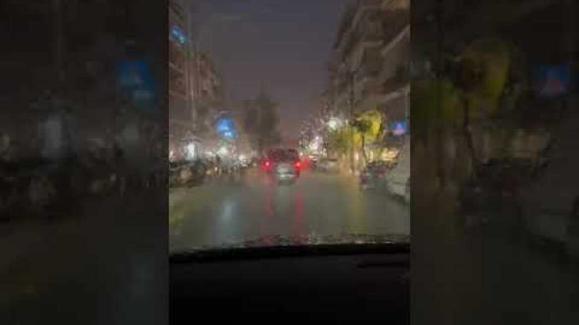 Ισχυρή καταιγίδα στην Αττική