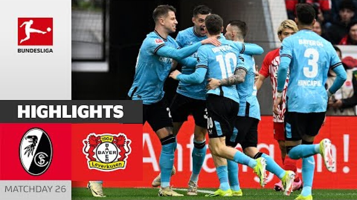 26 Games Unbeaten!! Wirtz, Schick & Co. Shined! | SC Freiburg - Bayer 04 Leverkusen 2:3 | Highlights